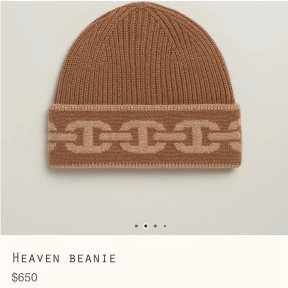 Hermes Brown Heaven Beanie